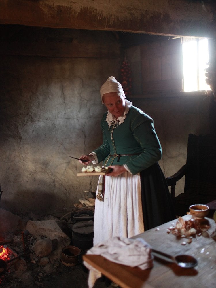 À quoi ressemblait l'intérieur des maisons des pèlerins