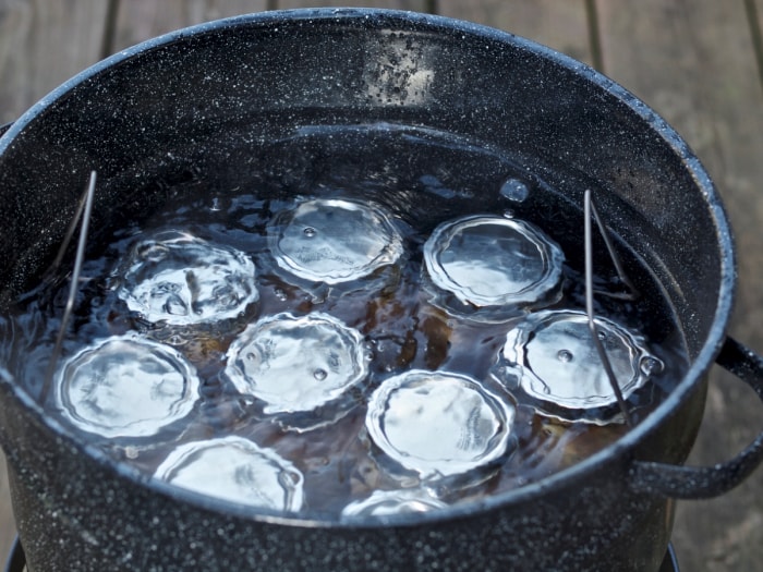 mise en conserve au bain-marie