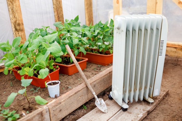 comment chauffer une serre - radiateur électrique