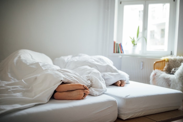 Chambre à coucher de style scandinave