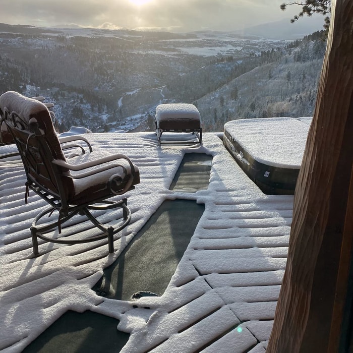 comment enlever la neige d'une allée sans pelle - tapis de fonte de neige