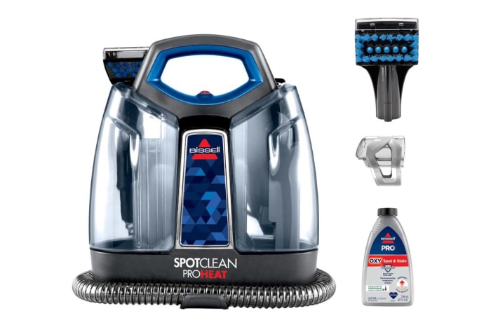 Nettoyeur portable Bissell SpotClean ProHeat avec recharge et accessoires