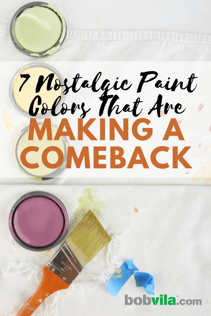 7 couleurs de peinture nostalgiques qui font leur retour