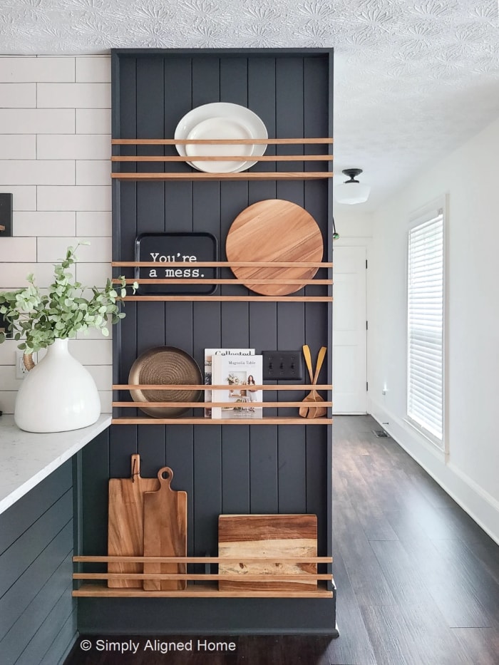 Astuces de rangement pour la cuisine - support mural pour cuisine