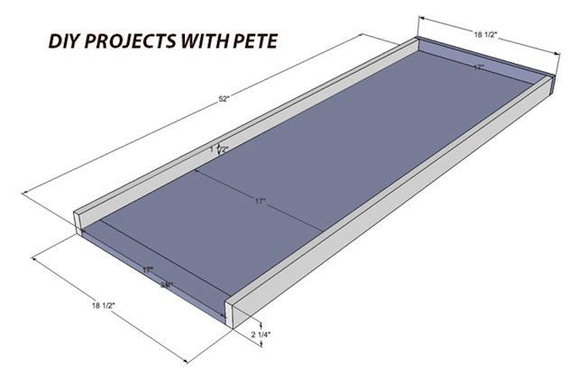 Étape 1 Table en béton à faire soi-même