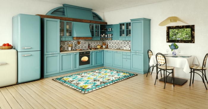 déguiser-appareils-teal-retro-cuisine