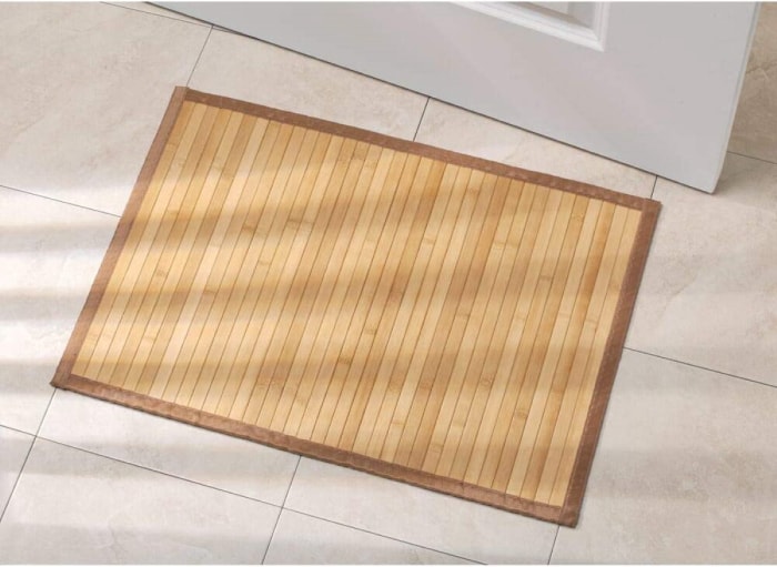 types de tapis - natte de bambou