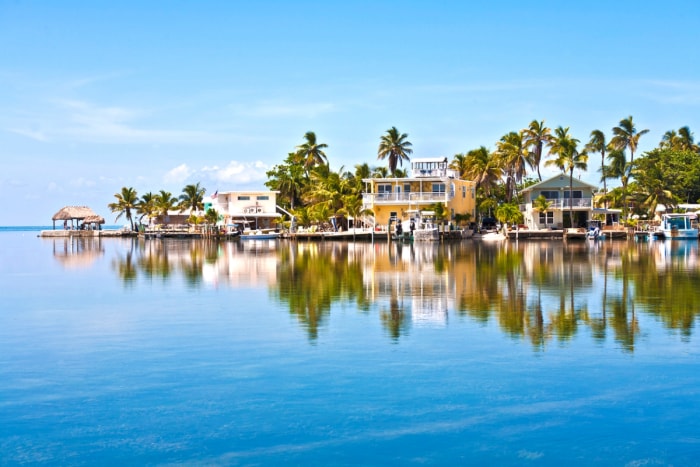 Maisons à Key West au bord de l'eau