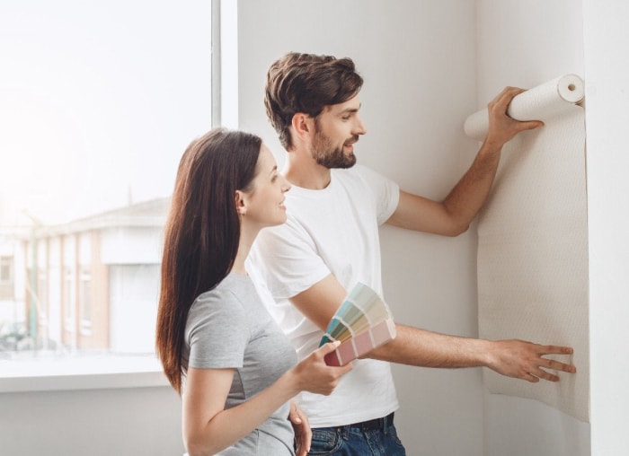 Papier peint insonorisé pour la chambre à coucher