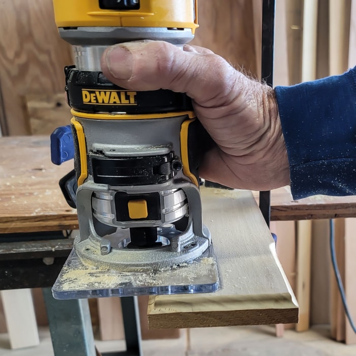 Test de la défonceuse compacte DeWalt