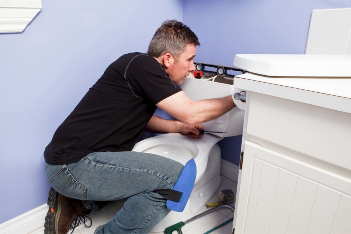 Coût d'installation des toilettes