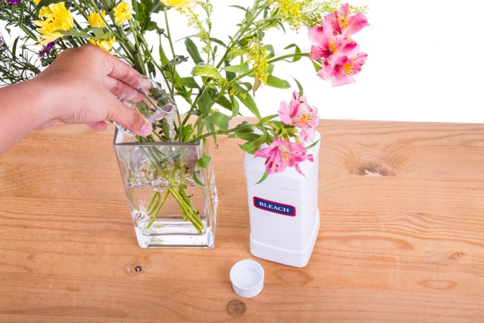 iStock-519132744 Gardez les fleurs coupées fraîches plus longtemps avec un agent de blanchiment dans un vase à fleurs.jpg