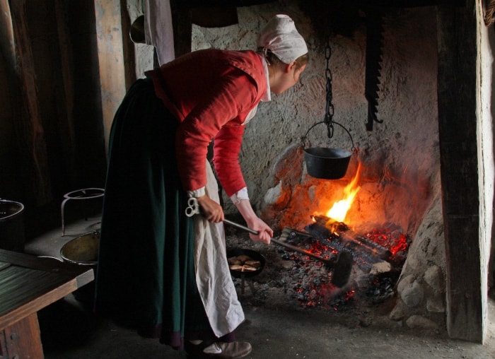 À quoi ressemblait l'intérieur des maisons des pèlerins