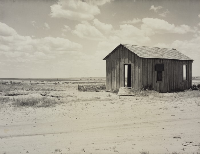 maison abandonnée dans le Dust Bowl en Oklahoma