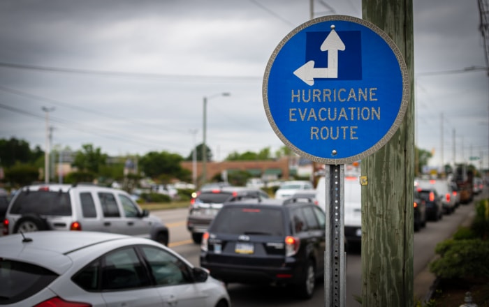 Ordre d'évacuation iStock-1317492872 Itinéraire d'évacuation en cas d'ouragan