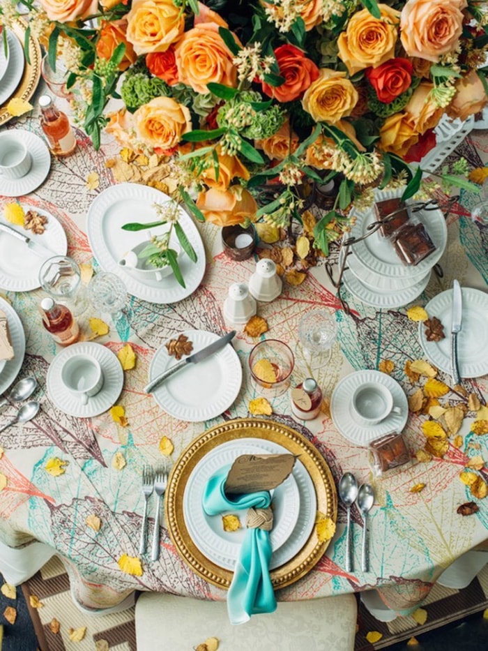 35 façons fraîches et festives de décorer votre table de Thanksgiving