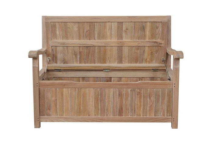 La meilleure option de banc de rangement extérieur Anderson Teak Vilano Outdoor Teak