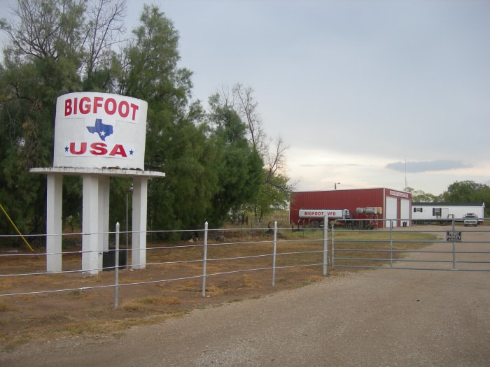 réservoir d'eau à bigfoot texas