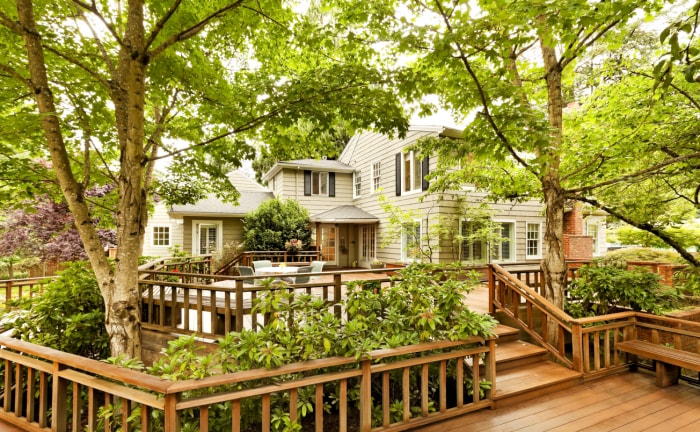 Belle terrasse arrière