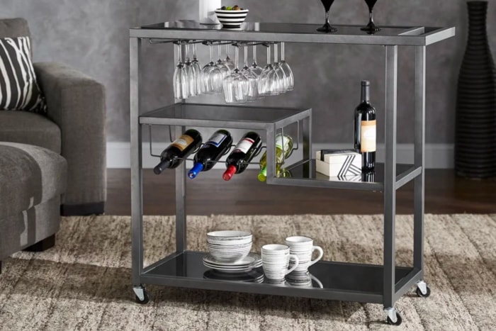 Tour d'horizon des offres du Cyber Monday Meubles 29/11 : Willa Arlo Interior Tibo Bar Cart