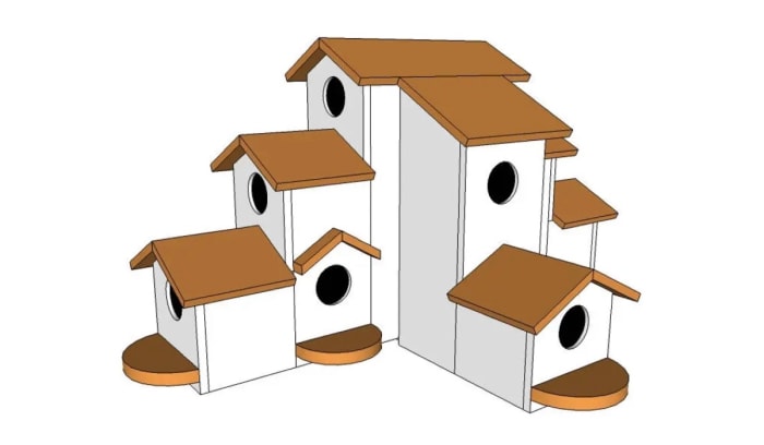 plans de nichoirs - graphique de nichoirs pour propriétés