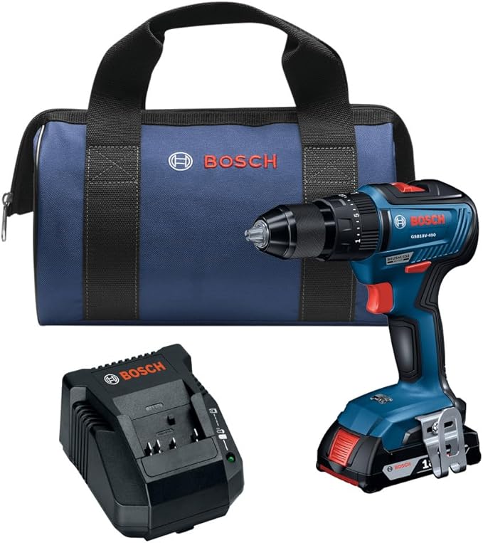 Kit de marteau perforateur Bosch avec batterie, chargeur et mallette de transport