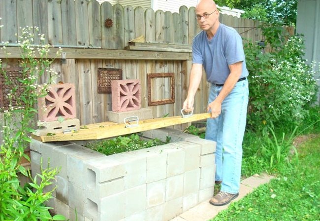 Bac à compost DIY - Parpaings