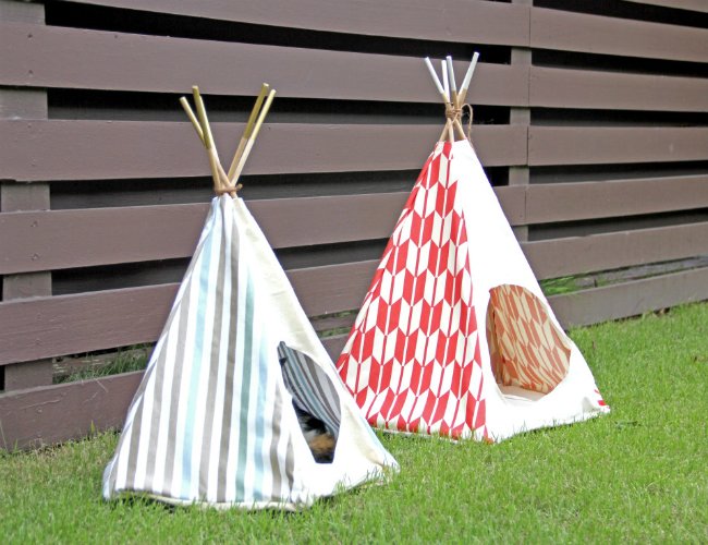 Tipi DIY - Lit pour animaux de compagnie