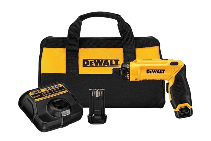 Tournevis sans fil DeWalt 8V Max avec batterie, chargeur et sacoche souple