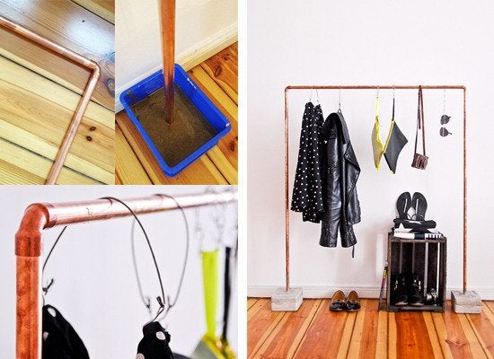 8 solutions de rangement DIY pour une pièce sans placard