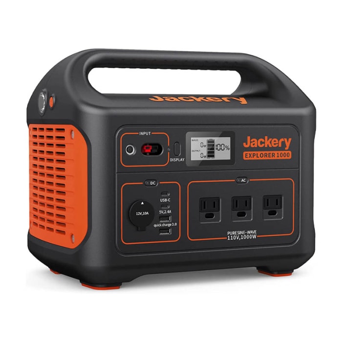 La meilleure option de générateur portable : centrale électrique portable Jackery Explorer 1000, 1002 Wh