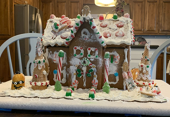 gingerbread house real estate listing - austin