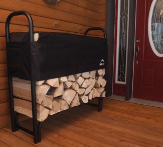 ShelterLogic Covered Firewood Rack from Hayneedle.com