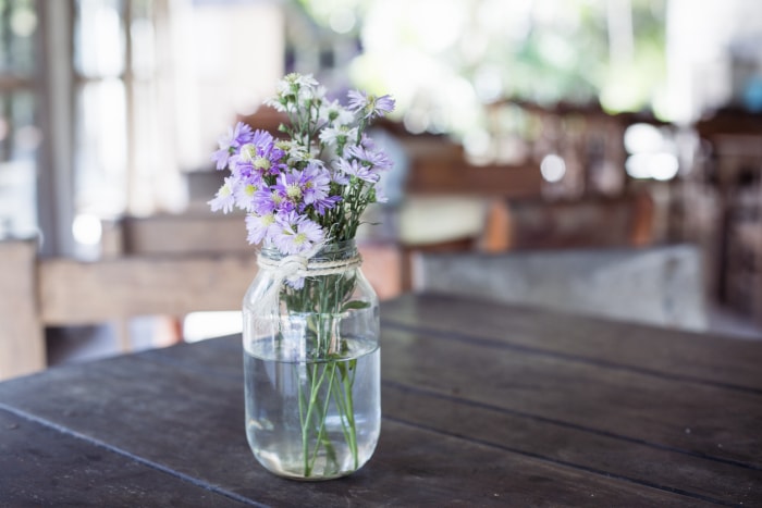 fleur, bouquet, fleur sauvage, restaurant