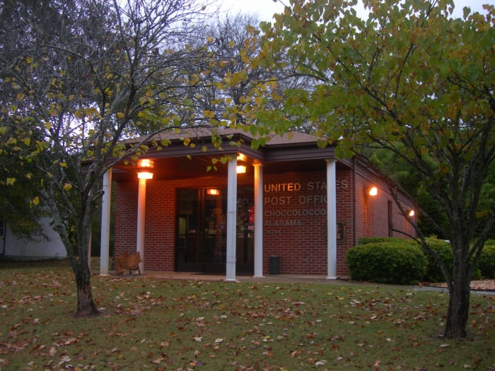 bureau de poste de choccolocco alabama