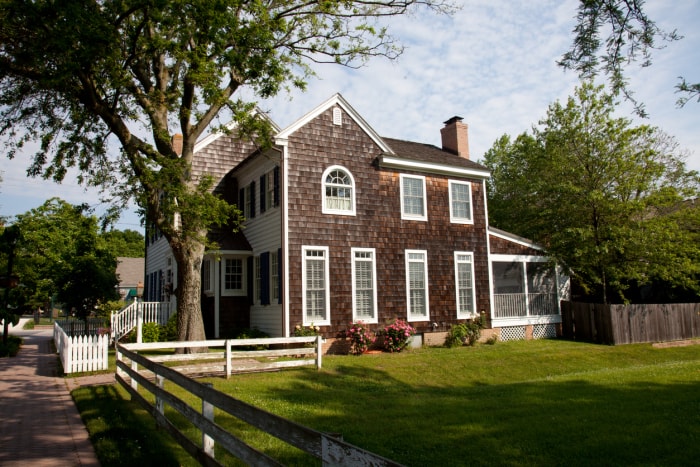 Propriété résidentielle située dans le quartier historique de Lewes, Delaware.