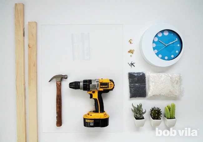 Comment fabriquer une horloge - Fournitures