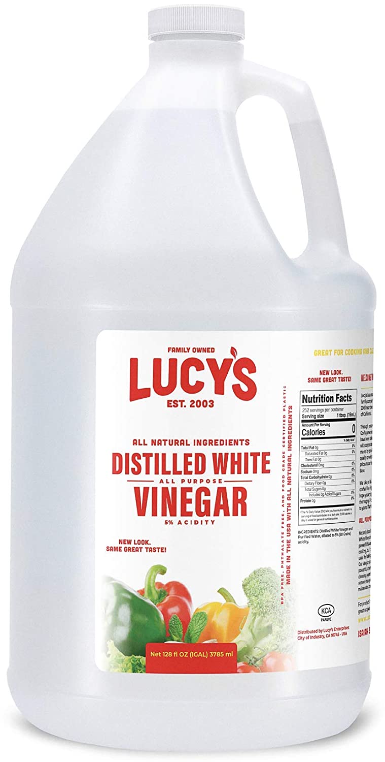 Amazon meilleurs types de vinaigre pour le nettoyage bouteille de Lucy's Vinaigre blanc