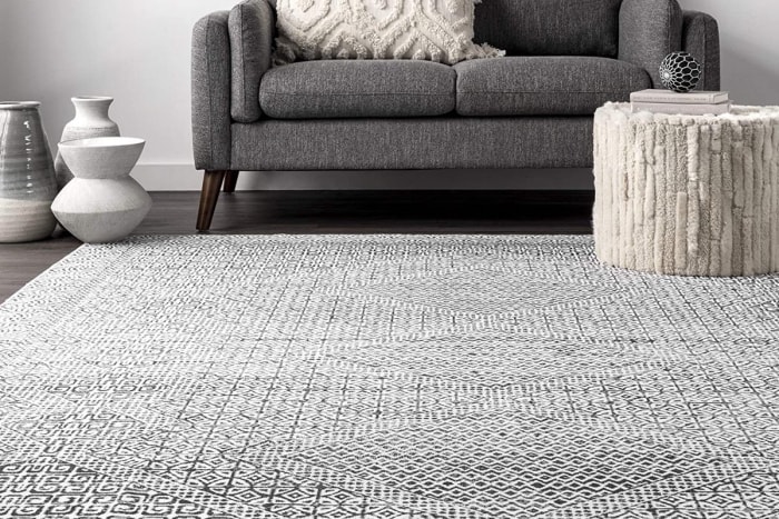 La meilleure option de tapis lavable : le tapis tribal abstrait nuLOOM