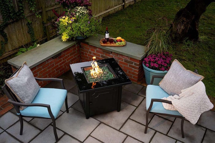 The Best Outdoor Living Product Option Foyer d'été Endless Summer 30-Inch Outdoor Propane Gas Fire Pit