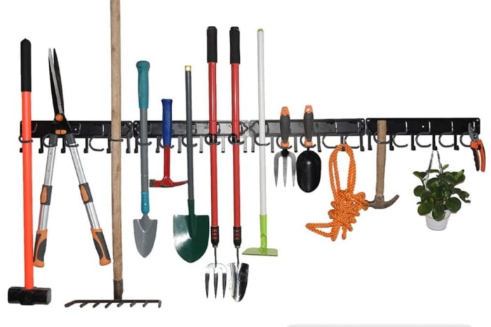  Organisateur d'outils de jardin tout en métal YueTong