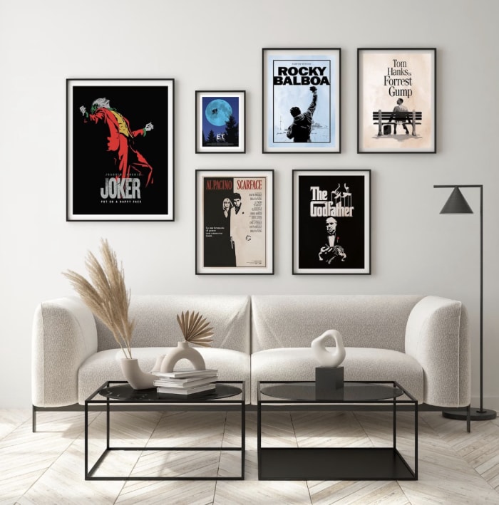 Affiches de films de décoration murale Etsy à accrocher au mur du salon