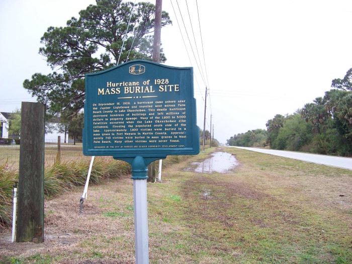 Site de sépulture de masse de l'ouragan de 1928