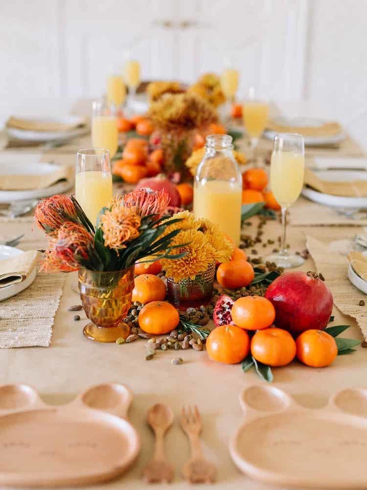 35 façons fraîches et festives de décorer votre table de Thanksgiving