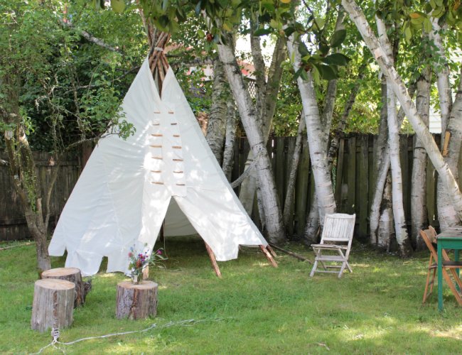 Tipi DIY - Tipi d'extérieur