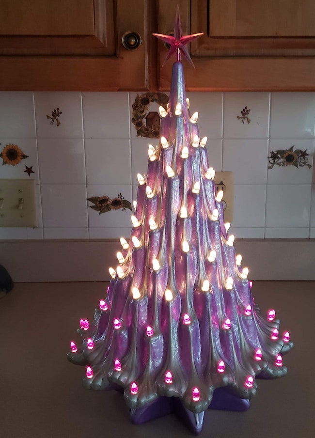 sapin de Noël en céramique