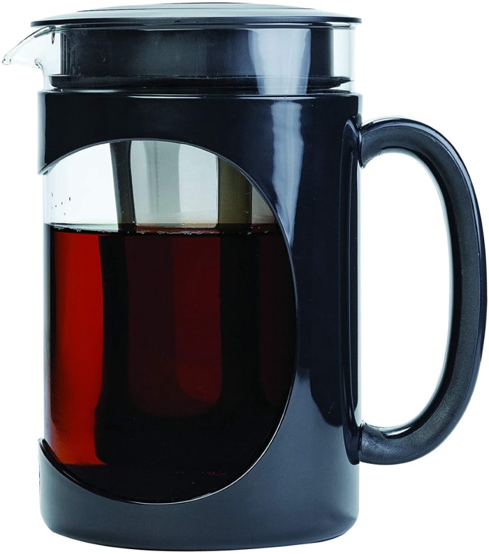 types de cafetières - cafetière à infusion froide transparente