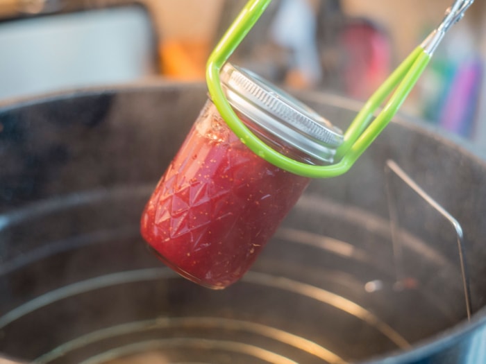 mise en conserve au bain-marie