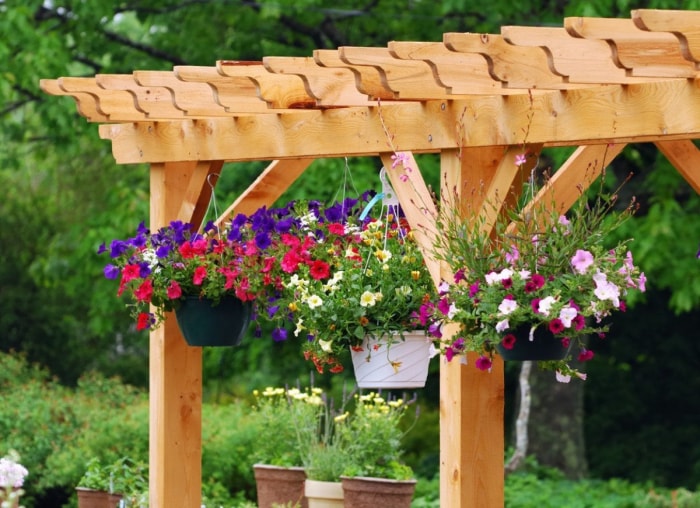 13 belles façons de décorer une pergola dans votre jardin