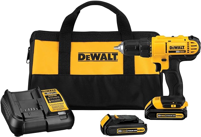 La perceuse sans fil DeWalt 20V Max, sa batterie et son chargeur sont en vente pour le Prime Day.